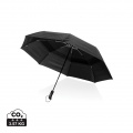 Swiss Peak Aware™ Tornado 27” pocket storm umbrella, black