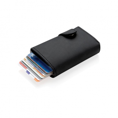 Logotrade promotional gift picture of: Standard aluminium RFID cardholder with PU wallet