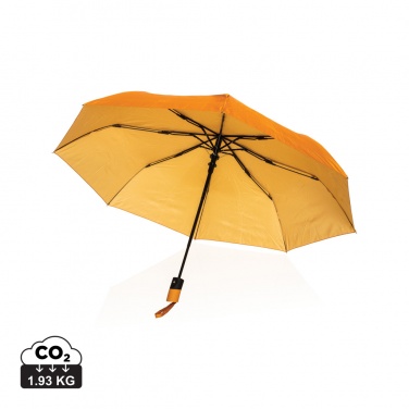 Logotrade promotional gift image of: 21" Impact AWARE™ 190T mini auto open umbrella