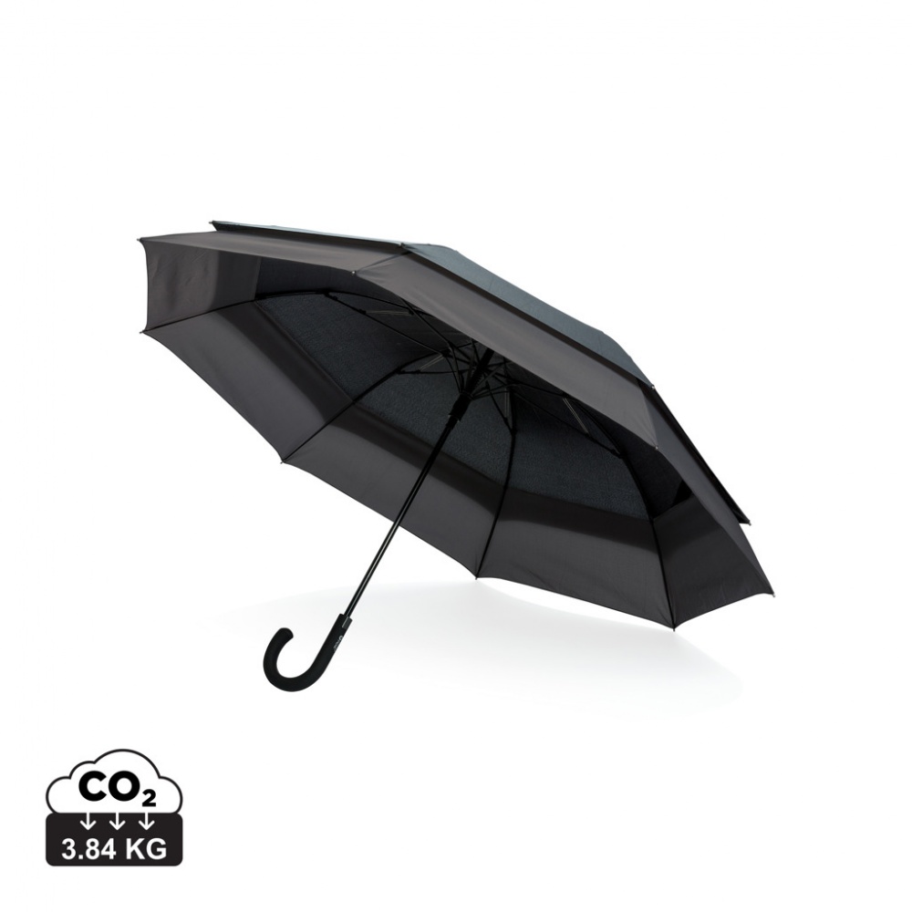 Logo trade promotional product photo of: Swiss Peak AWARE™ 23" to 27" expandable umbrella