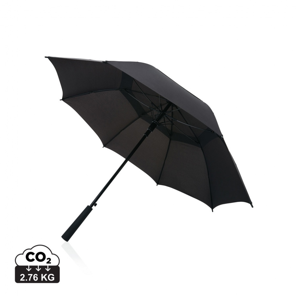 Logo trade promotional item photo of: Swiss peak AWARE™ Tornado 23” storm umbrella