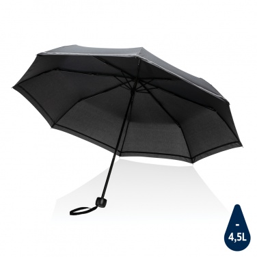 Logo trade promotional item photo of: 20.5"Impact AWARE™ RPET 190T pongee mini reflective umbrella