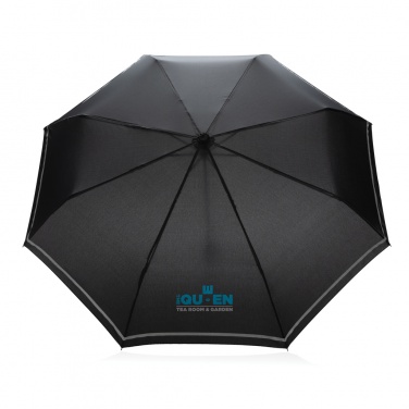 Logo trade promotional merchandise photo of: 20.5"Impact AWARE™ RPET 190T pongee mini reflective umbrella