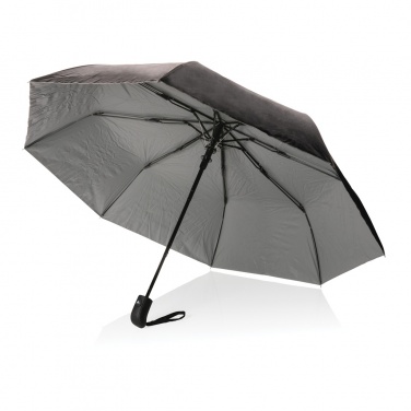 Logo trade advertising product photo of: 21" Impact AWARE™ RPET 190T Pongee dual colour mini umbrella