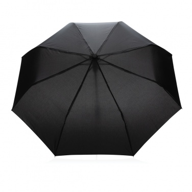 Logo trade promotional items image of: 21" Impact AWARE™ RPET 190T mini auto open umbrella