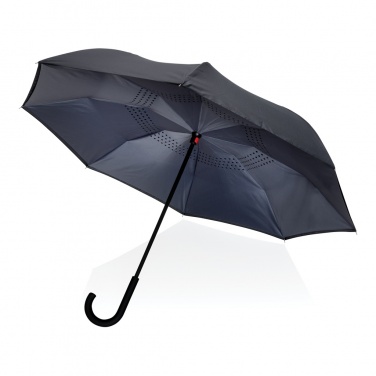 Logotrade promotional products photo of: 23" Impact AWARE™ RPET 190T reversible umbrella