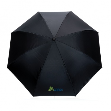 Logo trade corporate gift photo of: 23" Impact AWARE™ RPET 190T reversible umbrella