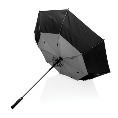 Logo trade promotional giveaways picture of: 27" Impact AWARE™ RPET 190T auto open stormproof umbrella