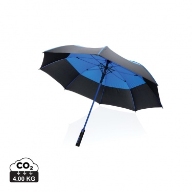 Logotrade promotional merchandise image of: 27" Impact AWARE™ RPET 190T auto open stormproof umbrella