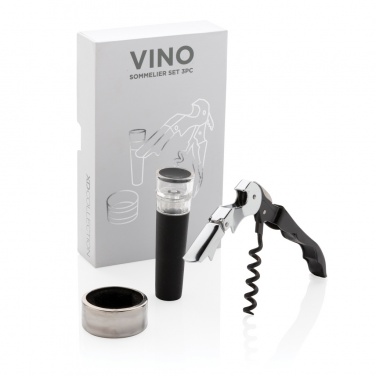 Logo trade promotional giveaway photo of: Vino Sommelier set 3pc