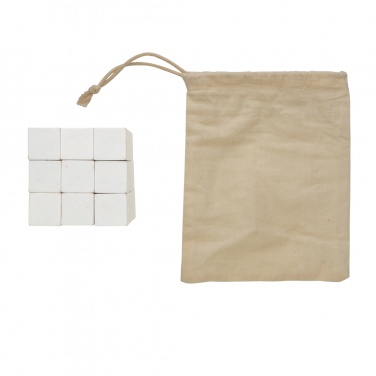 Logotrade promotional item image of: Wooden brain game in canvas pouch