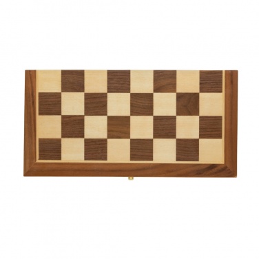 Logotrade promotional items photo of: Luxury wooden foldable chess set