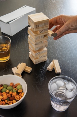 Logotrade promotional merchandise photo of: Deluxe tumbling tower wood block stacking game