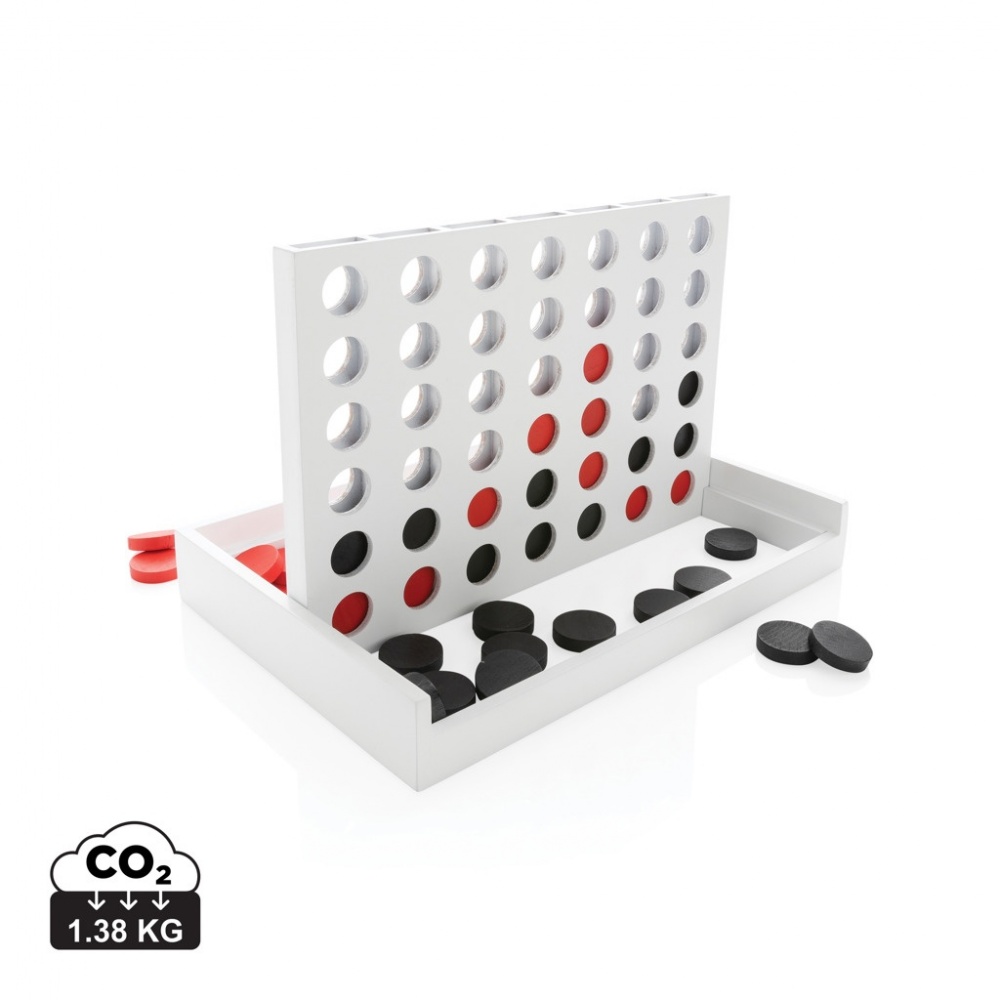 Logotrade advertising product picture of: Connect four wooden game