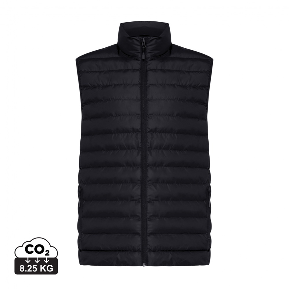 Logo trade promotional items image of: Iqoniq Meru men recycled polyester bodywarmer