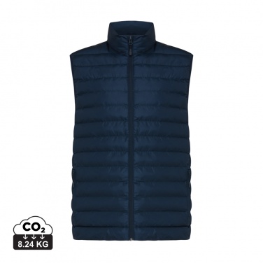 Logo trade promotional merchandise image of: Iqoniq Meru men recycled polyester bodywarmer