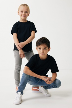 Logo trade promotional giveaway photo of: Iqoniq Koli kids lightweight recycled cotton t-shirt