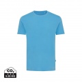 Iqoniq Bryce recycled cotton t-shirt, tranquil blue