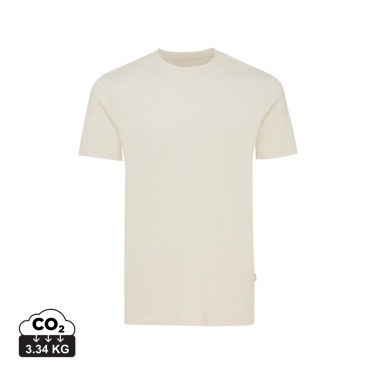 Logo trade promotional merchandise photo of: Iqoniq Manuel recycled cotton t-shirt undyed