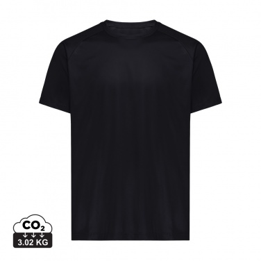 Logo trade promotional merchandise image of: Iqoniq Tikal recycled polyester quick dry sport t-shirt