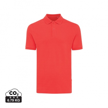 Logo trade promotional giveaway photo of: Iqoniq Yosemite recycled cotton pique polo