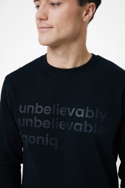 Logo trade promotional merchandise photo of: Iqoniq Zion recycled cotton crew neck