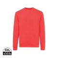 Iqoniq Zion recycled cotton crew neck, luscious red