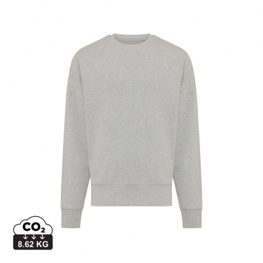 Logo trade business gift photo of: Iqoniq Kruger relaxed recycled cotton crew neck