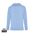 Iqoniq Jasper recycled cotton hoodie, sky blue