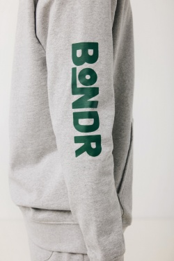 Logo trade promotional giveaways picture of: Iqoniq Torres recycled cotton hoodie undyed