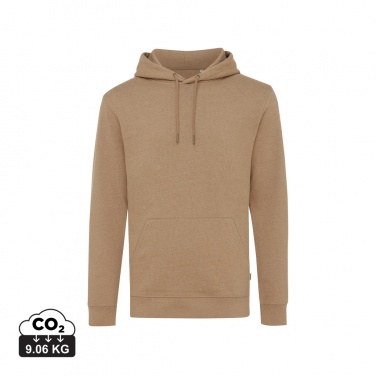 Logo trade promotional giveaways image of: Iqoniq Torres recycled cotton hoodie undyed