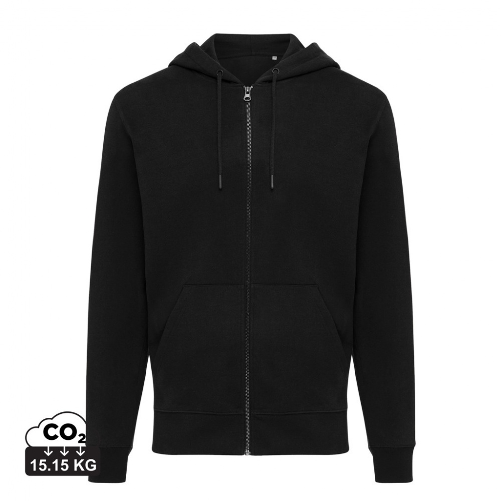 Logotrade advertising product picture of: Iqoniq Abisko recycled cotton zip through hoodie