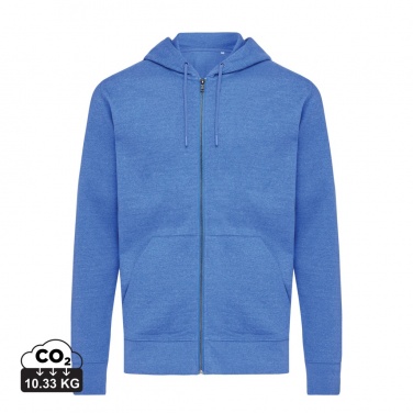 Logo trade promotional product photo of: Iqoniq Abisko recycled cotton zip through hoodie