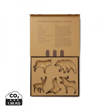 Logo trade corporate gifts picture of: VINGA Nordic big 5 cookie cutter 5-piece set