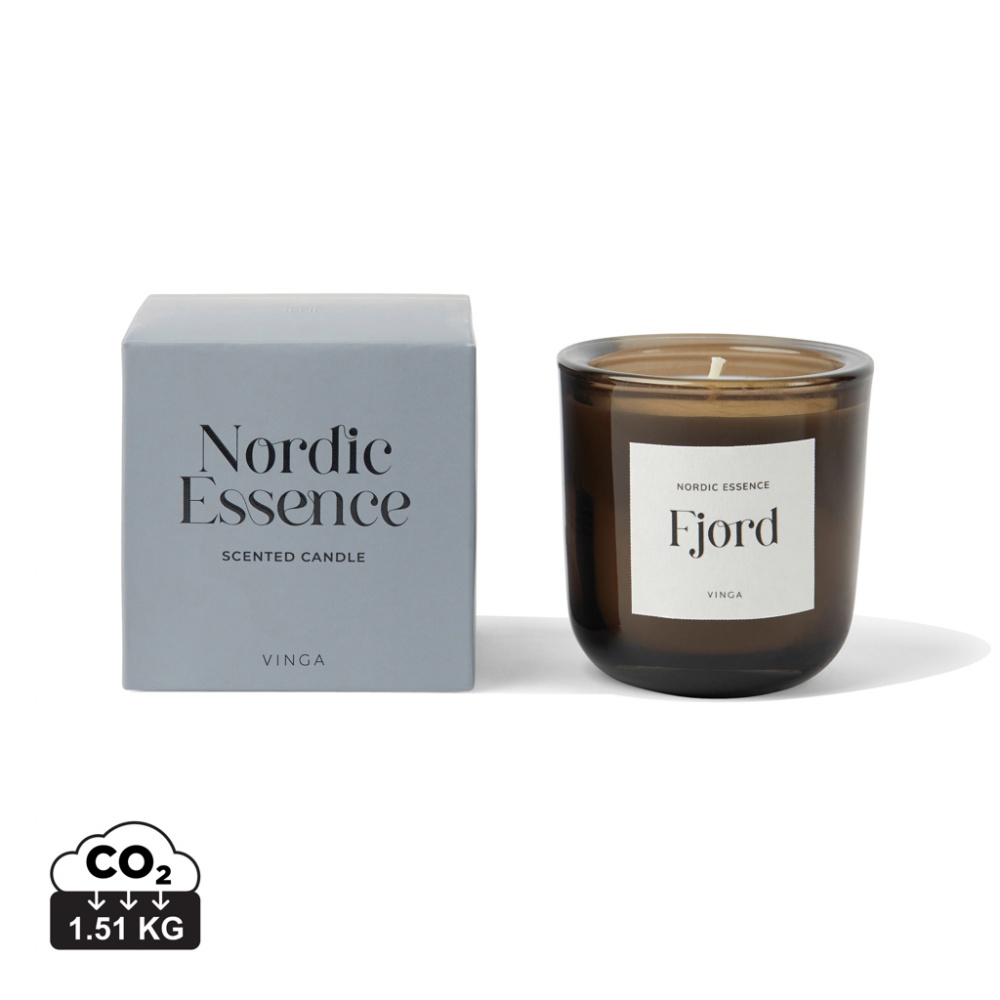 Logo trade promotional merchandise picture of: Nordic essence scented soy wax candle small