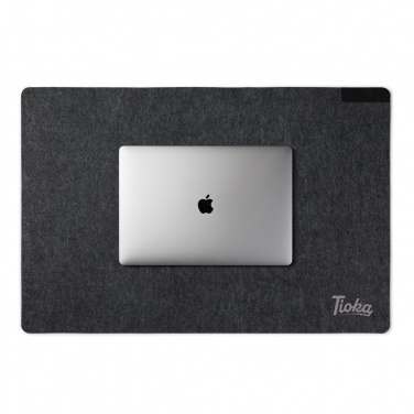 Logo trade promotional products picture of: VINGA Albon GRS recycled felt desk pad