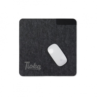 Logo trade promotional giveaways image of: VINGA Albon GRS recycled felt mouse pad