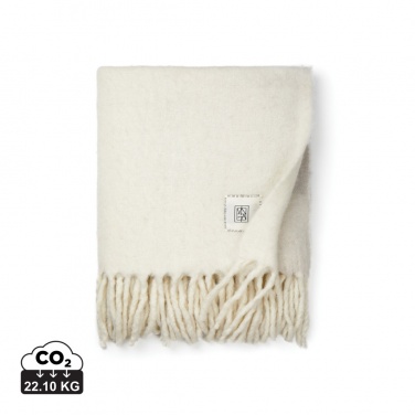 Logo trade promotional merchandise photo of: Vinga Saletto wool blend blanket