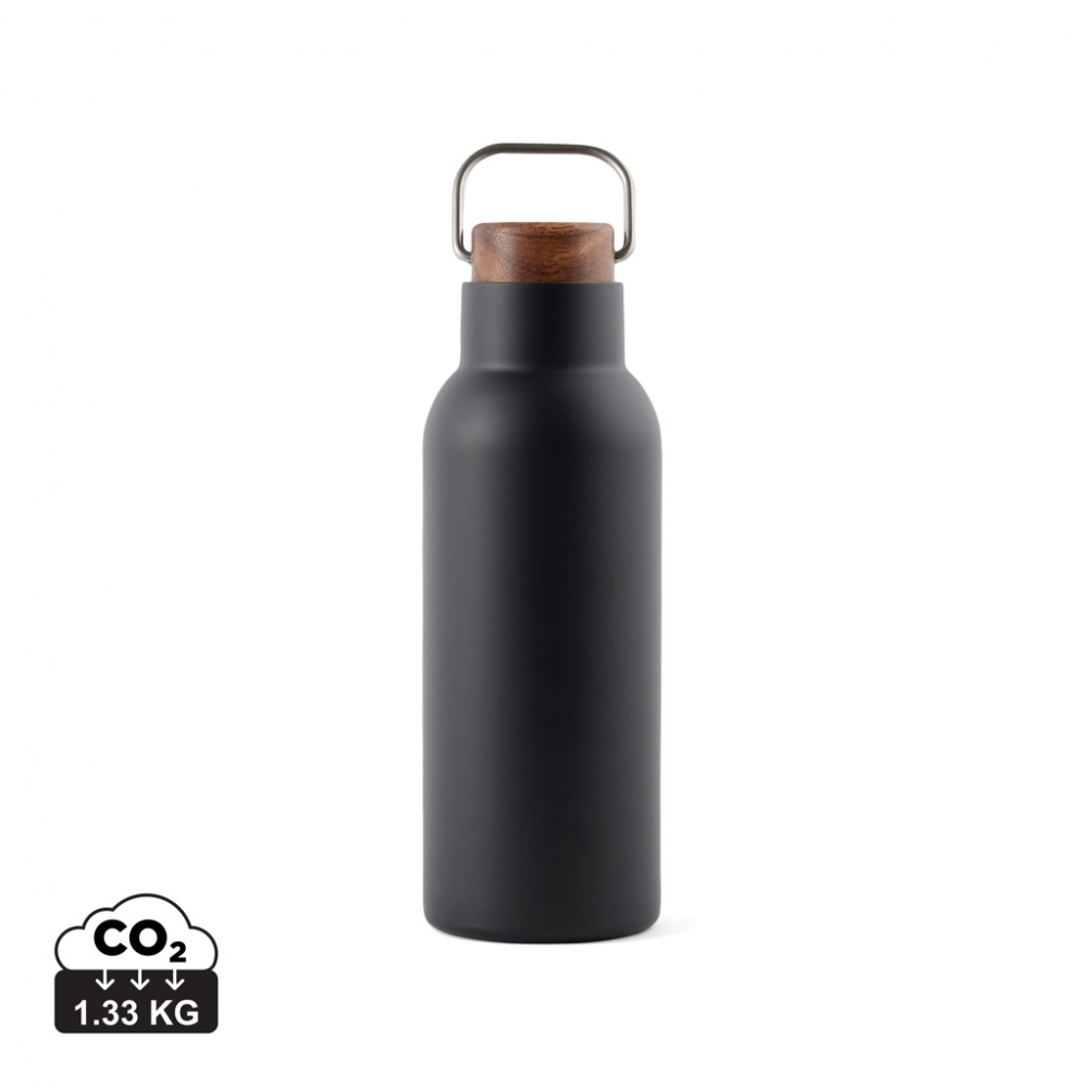 Logo trade promotional merchandise picture of: VINGA Ciro RCS recycled vacuum bottle 580ml