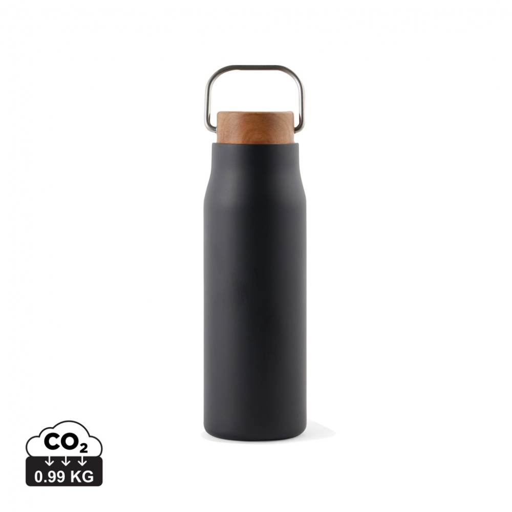 Logo trade promotional gifts picture of: VINGA Ciro RCS recycled vacuum bottle 300ml