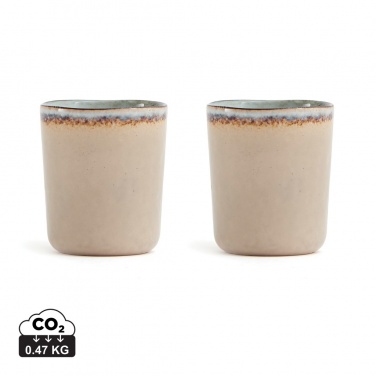 Logo trade promotional merchandise photo of: VINGA Nomimono stoneware mug, 2 pcs set