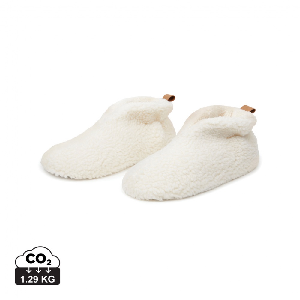 Logo trade corporate gifts picture of: VINGA Santos RCS recycled pet cosy slippers