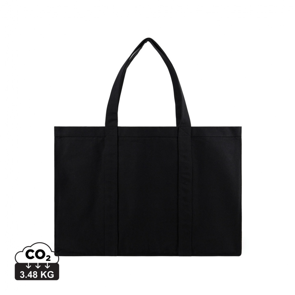 Logo trade corporate gifts picture of: VINGA Hilo AWARE™ recycled canvas maxi tote bag