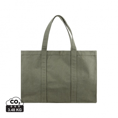 Logo trade promotional giveaway photo of: VINGA Hilo AWARE™ recycled canvas maxi tote bag