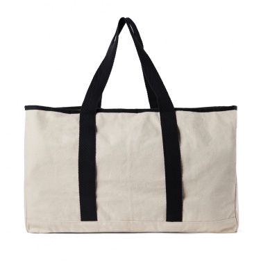 Logo trade corporate gifts image of: VINGA Volonne AWARE™ recycled canvas beach bag