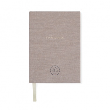 Logo trade promotional products image of: VINGA Thankfulness GRS recycled paper journal