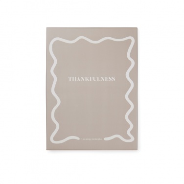 Logotrade corporate gift image of: VINGA Thankfulness GRS recycled paper journal