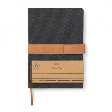 Logotrade promotional gift picture of: VINGA Bosler RCS recycled paper notebook