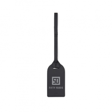 Logo trade promotional items image of: VINGA Baltimore RCS recycled polyester luggage tag