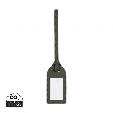 Logo trade promotional giveaways picture of: VINGA Baltimore RCS recycled polyester luggage tag